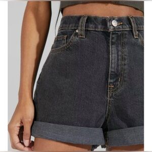 BDG Black High Rise Denim Jean Shorts